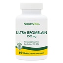 NaturesPlus Ultra Bromelain - 60 Comprimidos - 1500 mg de Bromelain Abacaxi - Fornece Apoio Conjunto e Promove Saúde Digestiva - 60 Servimentos