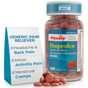 Time-CAP LABS, INC. Ibuprofeno oportuna 200mg 200 Comprimidos - (AINE) Pílulas de alívio da dor para dor de cabeça, dor menstrual, dores nos dentes, dor muscular, artrite dor, dores no corpo