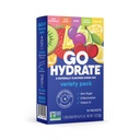 GoHydrate Instant Hydration Powder Packets - Low Sodium Electrolytes Drink Mix - Natural Hydration Support, Sugar Free Electrolyte Flavored Powder Drink with Vitamina D, 10 Packs, Mixed