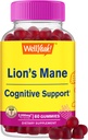 BemSim Lions Mane Gummies for Adults (2,000mg) □ Lions Mane Supplement Memory and Focuse Support (Gluten Free, Non GMO ) Berry Flavor