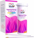 Tiras de teste de ph vaginal para mulheres (50 cnt). Vaginose bacteriana BV e Tiras de teste de infecção de levedura. Teste de pH feminino para Saúde Vaginal, Acidez e Alcalinidade. Tiras em Bolsas Seladas