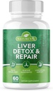 O RX da natureza é RX #1 RATED Premium Liver Cleanse & Detox Otimize a função do fígado, Reparar Enzimas Fígados Ultra Dosed Formula w/ 21 Poderosos Ingredientes 3rd Party Tested + EUA Made - 60 Cápsulas