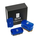 Magnetized High-end Brush “Master” Set. O “ULTIMATE BRUSH” é um conjunto de pincel 3 em 1. Inclui: espelho, compartimento de armazenamento, dois pentes e duas escovas. Peças destacáveis fazem uma unidade personalizada.