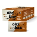 Obi Bar Chocolate Amêndoa - Proteína e aveia Fiber Bar - All-Natural Energia Sustentado - Ligeiramente doce sabor 100% Cacau, Amêndoa Chunks - Made with AVOCADO OIL - Ovo White Protein