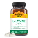VITAMINAS DE VIDA PAÍS L-Lysina 1000 Mg com B-6, 2.5 Libras