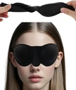 Óculos de câmara de umidade para alívio de olhos secos, óculos de sono hidratantes de silicone 3D com suave e confortável, Máscara de dormir para usuários CPAP,Ajustável Strap