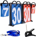 Painel de avaliação portátil – Guardião de pontuação de mesa anexável para vôlei, vôlei de praia, Cornhole, tênis, Ping Pong, tênis de mesa, bilhar