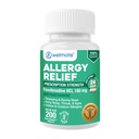 WELMATE Alergia Alívio - Fexofenadina HCl 180 mg - Anti-histamínico não-drowsy - 200 comprimidos de contagem