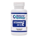 Vitamina E 60 Softgels 400 UI por Sistemas Naturais - Suplementos Vitamina E Suporte do Sistema Imune * - Vitamina E Softgels Cuidados com a pele - Vitamina E Natural Não Açúcar, sabores não artificiais ou conservantes