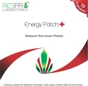 Respro Labs Natural Guaraná e CoQ10 Energy Patch Plus, lançamento contínuo, 10 patches