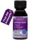 De La Cruz Gentian Violet - Violeta de Genciana 1% Antisséptico de primeiros socorros para cortes, arranhões e queimaduras, 1 FL OZ