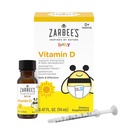 Drops Vitamina D de Zarbee para lactentes, 400UI (10mcg) Bebê & Toddler Suplemento líquido, recém-nascido e para cima, Dropper Seringe incluído, 0,47 Fl Oz