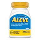 Aleve Reliever dor & Redutor de Febre Naproxen Caplets de sódio, alívio da dor corporal, 270 contagem