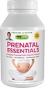 ANDREW LESSMAN Pré-natal Essentials 180 Cápsulas - Vitaminas Pré-Natais Completas para Mulheres, Sem Aditivos Multivitamina Pré-Natal, Nutrientes para Mulheres Pré-Natal, Pré-Natal Pós-Metilfolato com Ferro
