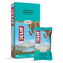 CLIF BARS - Barras de Energia - Chocolate de hortelã - Com Cafeína - Feita com Aveia Orgânica - Comida Baseada em Plantas - Vegetariana - Kosher (2,4 barras de proteína de onça, 12 contagem)
