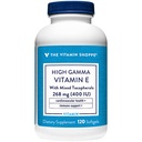 High Gamma Vitamina E - Suporta Saúde Imune & Cardiovascular - 400 UI (120 Softgels)