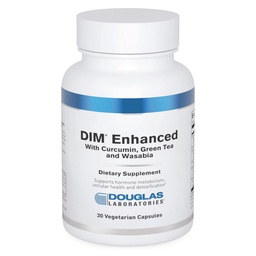 Douglas Laboratories DIM Enhanced - Suporta equilíbrio hormonal, saúde celular e detox* - Com antioxidantes, extrato de chá verde e wasabia - 30 Cápsulas vegetarianas