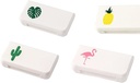 SagaSave Travel Pill Case 3 Compartimentos Portáteis Pill Case à prova de poeira e prova de umidade Caixa diária de pílulas pequena para vitaminas, óleo de peixe, suplementos (4 estilos)