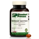 Processo padrão Lecitina de soja - Suplemento de suporte à saúde do cérebro - Nutricional suplemento integral à base de alimentos com ácidos gordos essenciais de Lecitina de soja - 240 Softgels