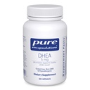 Encapsulamentos puros DHEA 5 mg - Suporte imunológico e equilíbrio de hormônios* - DHEA micronizado - Gluten Free & Vegan - 60 Cápsulas