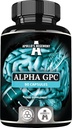APOLLO'S HEGEMONY Alpha-GPC 600mg por dose diária - 90 Vegan Choline Cápsulas - 99% Choline Alfoscerate Suplemento dietético - Lipid Choline - Cápsulas de memória e concentração