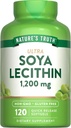 Verdade da Natureza Ultra SOYA Lecitina 1200 mg, 120 contagem (Pacote de 1)