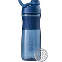 BlenderBottle SportMixer Shaker garrafa perfeita para batidos de proteína e pré-treino, 28-ounce, Marinha