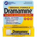 Dramamine Formula Motion Sickness Alívio Original, 12 Contagem