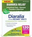 Boiron Diaralia Comprimidos para Diarréia alívio, gás, inchaço, dor intestinal e Diarréia de Travler - 120 contagem (2 pacote de 60)