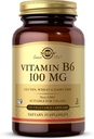 Solgar Vitamina B6 100 mg, 250 Cápsulas Vegetais