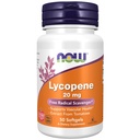 Now Supplements, Lycopene 20 mg com extrato natural de tomate, Free Radical Scavenger*, 50 Softgels