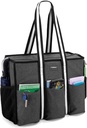 Trunab Utility Tote Bag para enfermeira professor Bolsa e Tote para o trabalho para mulheres com 15.6 "Laptop manga, bolsos múltiplos