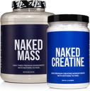 Pacote de crescimento muscular nu: Creatina de massa sem sabor