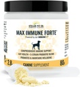 Biotics Stellar para animais de estimação - Max Immune ForteTM para cães (Desenvolvido por del-Immune V) - Fornece suporte imune abrangente □ Melhora a digestão □ Promove e mantém bem-estar do cão