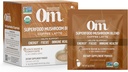 Om Mushroom Superfood Café Latte Misturar Cogumelo em pó, Único Serviço, 10 Condes, Mane Leão, Cordyceps, Reishi, Chaga, Energia e Claridade Mental Suporte Suplemento