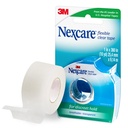 Nexcare Fita transparente transparente, Fita médica transparente, Vestidos seguros e tubo de cateter - 1 em x 10 Yds, 1 rolo de fita