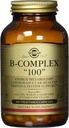 Solgar B-complexo "100", 100 Cápsulas Vegetais - Saúde do Coração, 100 Contagem (Pack de 12)