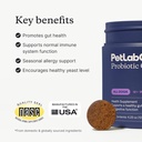 PetLab Co. - Gut & Ear Health Bundle: Probióticos para Cães, Suporte Gut Health & Sazonal Allergies, & Ear Cleaner para Cães, Suportando Levedura e Canais de ouvido saudáveis - Fórmulas fáceis de usar