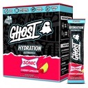 Pacotes de Hidratação GHOST, Limeada de cereja Sonic, 24 Varetas, Pó de Eletrolítico - Beber Suplemento Mix com Magnésio, Potássio, Cálcio, Vitamina C - Vegan Friendly, Livre de Soja, Açúcar & Glúten