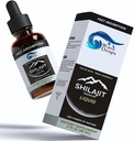 Puro Shilajit Resin Líquido de Alta Potência, Autêntico,Natural para Detox Cleanse Immune Support Brain Booster e Energia