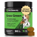 Grass Green Dog Chews - Neutralizador de urina para gramado, cão Pee Grass ajuda Yard Stay Green abordando pontos de queimadura com probióticos e enzimas (Turquia)