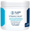 Klaire Labs SFI Health VitaSpectrum Powder - Multivitamina/Mineral Infantil com 23 Nutrientes Essenciais em Romã de Berry para Crianças, Sem Cobre, Ferro, Glúten ou Caseína (30 Servos, 171 Grams)