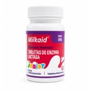 Milkaid Junior Lactase Enzima Comprimidos mastigáveis para Intolerância à Lactose Previne Gás, Inchaço, Diarréia em Crianças; Suplemento Digestivo Lacticínios de ação rápida para Crianças; 60 ct (60 comprimidos, uva)