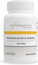 Terapêutica Integrativa Fosfatidilserina - Suplemento de suporte da função cerebral* - Suporta Resposta ao Estresse Saudável* - Livre de Glúten, Sem Soja e Sem Dairy - 60 Softgels (60 Servings)