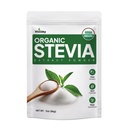 Viccoky Organic Stevia Powder 3 onças (86g), Puro extrato Stevia Pó, sem açúcar & 0 calorias, Sem aditivos, Substituto de açúcar, Adoçante natural