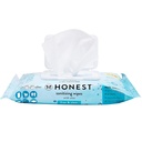 The Honest Company Fragrance Free Sanitizing Alcohol Wipes □ Antibacterial + Seguro para as mãos □ Mata 99% dos germes, feito com Aloe □ 50 Count (1 Pack)