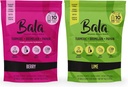 BALA Enzima America Powder Packets, Mistura de hidratação livre de açúcar para a saúde do intestino, Suporte imunológico, sabores naturais, 10 Pack