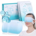 LC-dolida 14 embalagens Ácido hialurônico Máscara de olho aquecido para olhos secos Máscara de vapor descartável para aquecimento do olho para Sleep Spa viagem de negócios Suplementos de viagem de relaxamento presentes para mulheres, homens