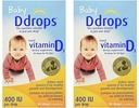 Ddrops bebê gotas amarelo (Pacote de 2)