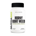 NutraBio Horny Goat Extract Supplement, 500mg - para homens e mulheres, ajuda a apoiar energia e vitalidade, 90 cápsulas vegetais
